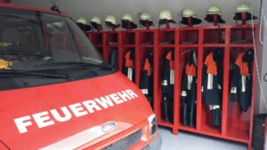 Einblick in die Halle